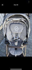 Cybex Mios V3 прогулочная коляска Pearl Grey с рамой Rose Gold (5 фото из 10)