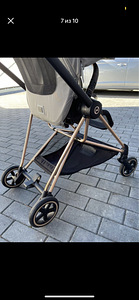 Cybex Mios V3 прогулочная коляска Pearl Grey с рамой Rose Gold (6 фото из 10)