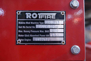 Tulekustutusmasin ROTFIRE D30-17 (7 foto / 7)