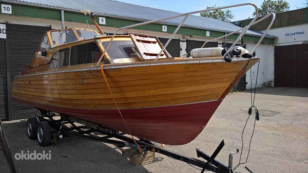 Моторная лодка, деревянная лодка (фото #3)