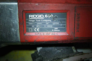 Keermelõikur Ridgid 690 (4 foto / 4)