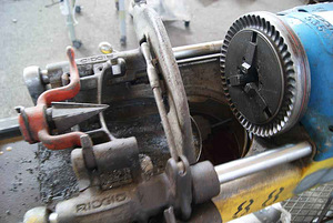 Резьбонарезной станок Ridgid 535. (3 фото из 5)