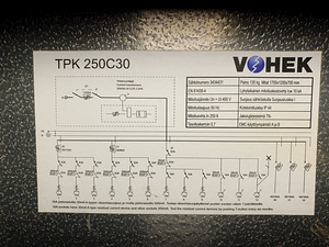Alajaotuskilp Vohek Tpk 250c (5 foto / 5)