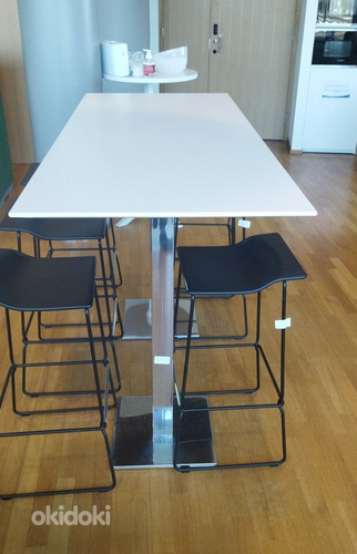 Kõrge laud Isku, 2 tk (uueväärne) (foto #1)