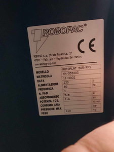Täisautomaatne alusekiletaja Robopac Roboplat 505/PFS (5 foto / 9)