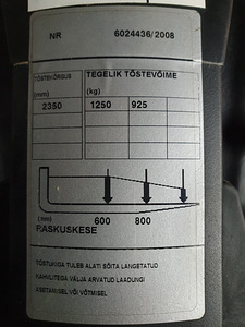 Tõstuk/virnastaja BT SPE125L (9 foto / 10)