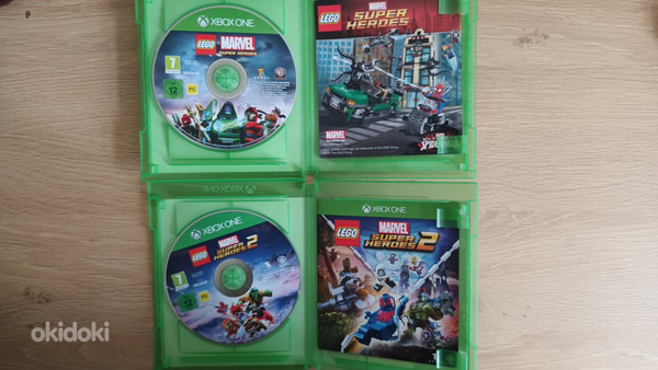 Диски для Xbox One серии игр Lego marvel super heroes 1 и 2 (фото #2)