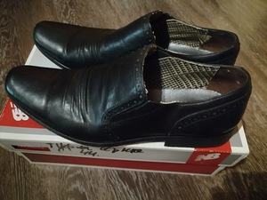 Meeste kingad BLack 100%nahk, v. hea korras pakendis (6 foto / 8)