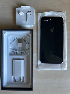 iPhone 8 PLUS 64 GB MUST BH:100% + lisad (1 foto / 3)