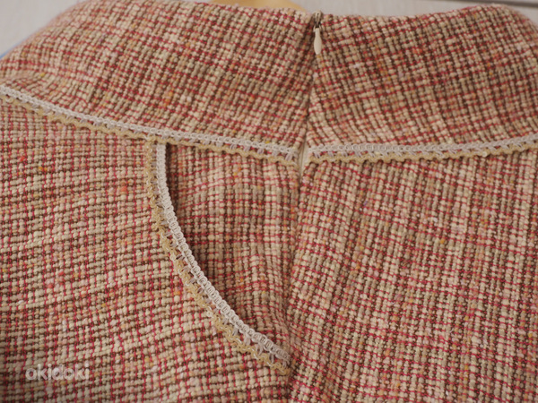 Женский костюм (пиджак и юбка), размер 34/36, розовый цвет (фото #7)
