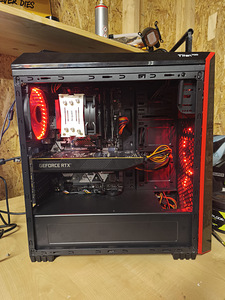 Mänguarvuti i7 9700F/RTX3070/16GB/500SSD/1000HDD/600W/LED (1 foto / 3)
