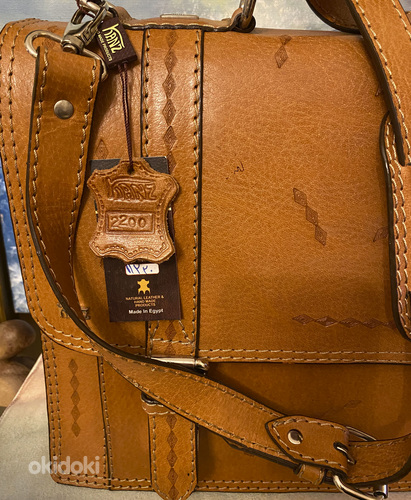 KANZ портфель из кожи верблюда - эксклюзивный, новый (фото #8)