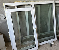 Два окна ПВХ. 261х136