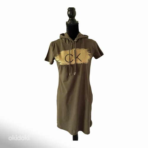 Calvin Klein повседневное платье с капюшоном, размер M (фото #2)