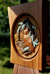 MEGA CNC! Carved from a single piece of oak "Smart Owl" TAMM (1 foto / 3)