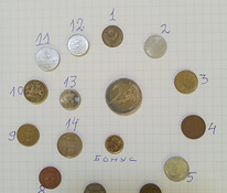МАЛЫЕ монеты ЕВРОПЫ+БОНУС
