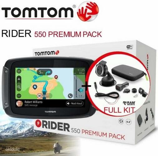 Uus moto GPS TomTom Rider 550 Premium Pack (foto #1)