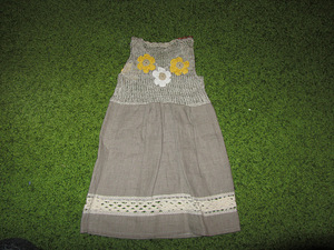 Льняное платье, размер 92-98