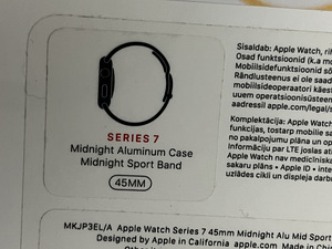 Apple watch 7 45 mm koos karbiga (2 foto / 3)