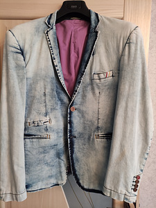 Джинсовый пиджак 50-52