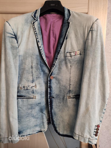 Джинсовый пиджак 50-52 (foto #1)