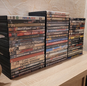 Коллекция из 60 DVD дисков: фильмы и сериалы на любой вкус
