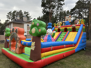 Täispuhutav batuut 12×6×7 m, heas seisukorras + 2 kompressor (1 foto / 6)