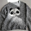 Женский серый свитер с пандой XS (фото #1)