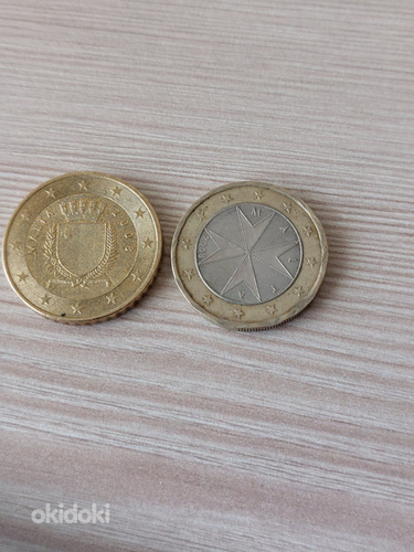 1 euro ja 50 Malta senti. (foto #1)