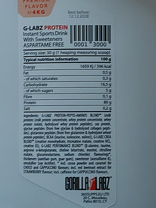 Proteiin 80%. 4 kg. (2 foto / 3)