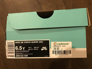Продам ботинки NIKE, синие, с. 39 (3 фото из 3)
