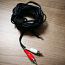 Прямой кабель AUX-RCA 3,5 мм, 1 метр. (фото #1)