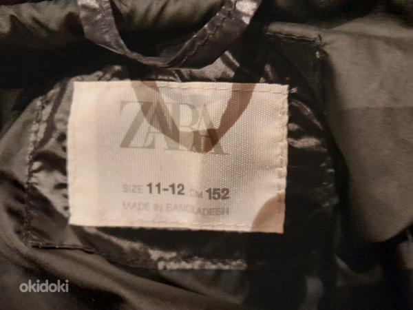 Зимняя куртка ZARA 152 (11-12) (фото #3)