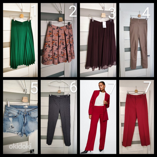 Uued lüh. püksid, seelik H&M s36, 38, 40 (foto #1)