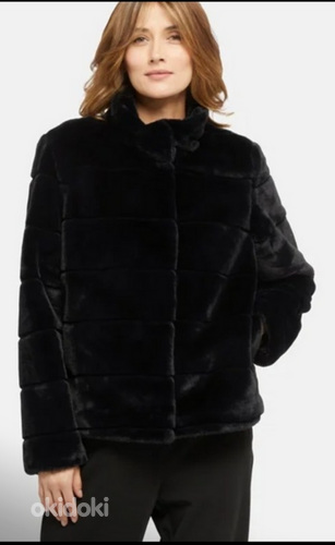 Новый! ESPRIT шуба, меховая куртка, пальто М (фото #3)