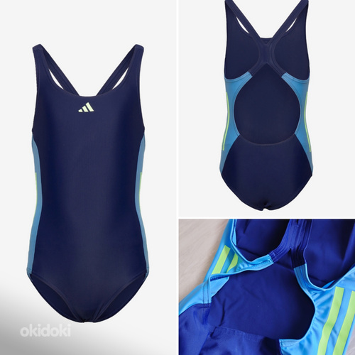 Uus Adidas ujumistrikoo tüdrukule, 116 cm,