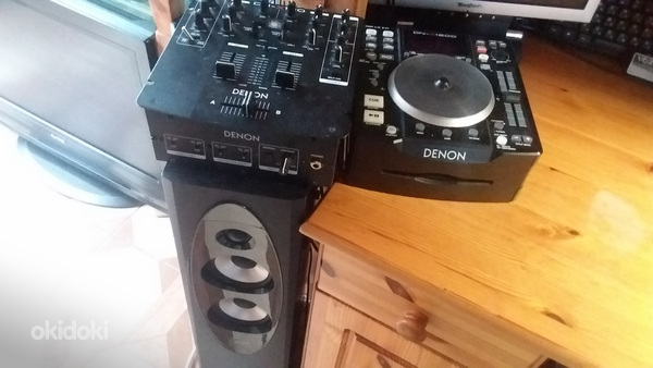 DJ mixer,CD player ja aktiivsed kõlarid (foto #1)