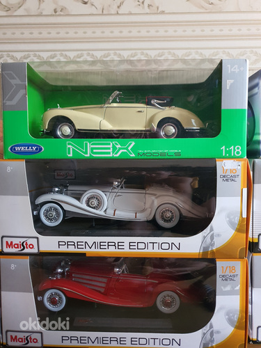 Mercedes 1:18 mudelid müügiks