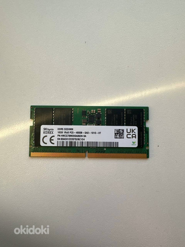Оперативная память SK-hynix 16 ГБ DDR5 4800MT/s SODIMM (фото #1)