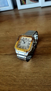 Новые мужские часы Cartier Santos