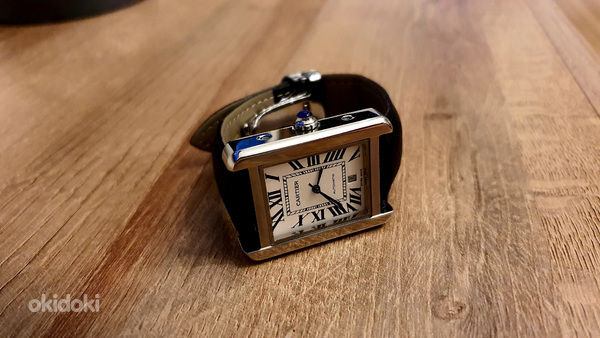 Новые мужские часы Cartier Tank (фото #1)