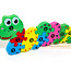 Деревянный детский 3D пазл змейка (фото #2)