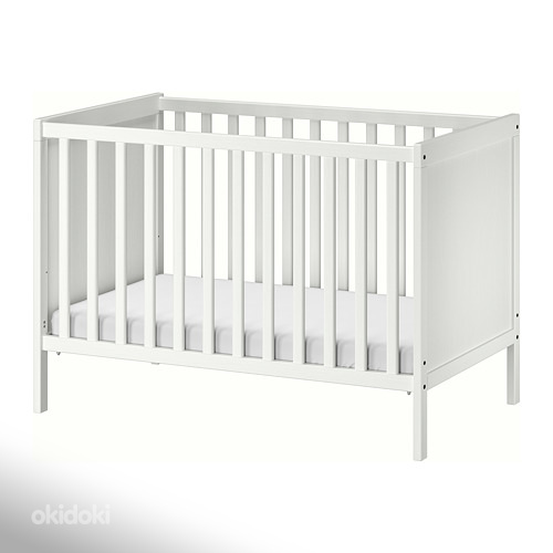 Детская кроватка, 60x120 см, белая (фото #2)