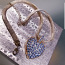 Ожерелье, кулон с цепочкой ,с кристаллами Сваровски, новое (фото #3)