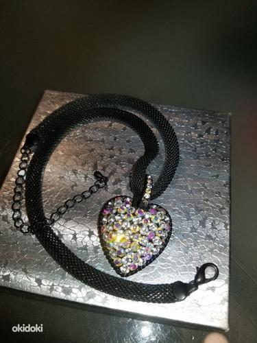Ожерелье кулон с цепочкой с кристаллами Сваровски Swarovski (фото #2)