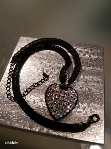 Ожерелье кулон с цепочкой с кристаллами Сваровски Swarovski (фото #3)