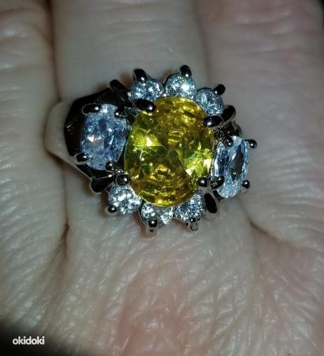 Swarovski Кристаллы кольцо с кристаллами позолота новое (фото #2)