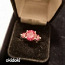 Swarovski kristallidega sõrmus kullatud uus (foto #2)