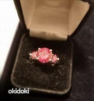 Новое позолоченное кольцо с кристаллами Swarovski (фото #2)