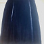 Бархатная юбка, велюр, бархат, темно синяя,новая (фото #2)